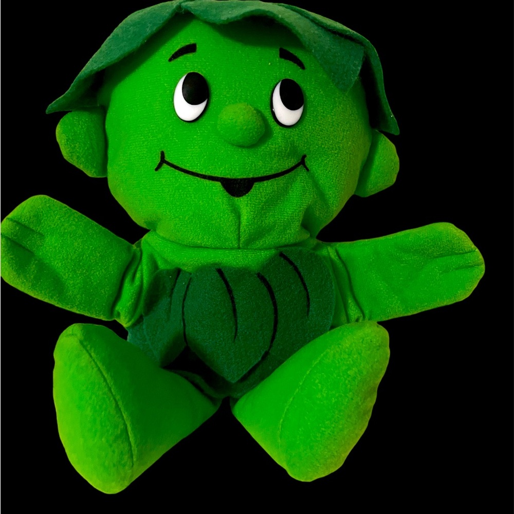 1992 JOLLY GREEN GIANT LITTLE~LI'L SPROUT STUFFED PLUSH HAND PUPPET SP. Edition